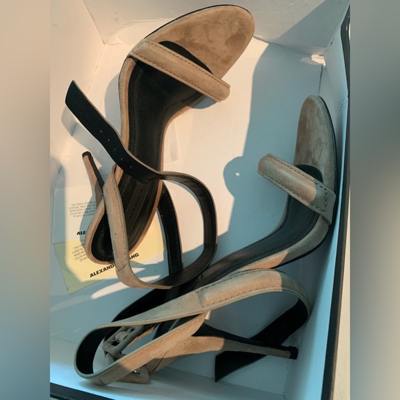 ALEXANDER WANG Antonia Ankle-Wrap Sandal, Beige - Picture 9 of 13